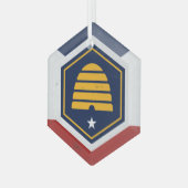 Utah Ornament Aus Glas (Vorderseite Links)