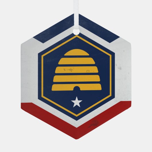 Utah Ornament Aus Glas (Rückseite)