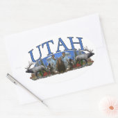 Utah Ovaler Aufkleber (Umschlag)