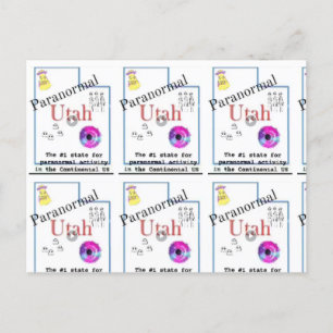 Utah paranormale Postkarte