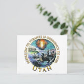 Utah Party Einladungspostkarte (Stehend Vorderseite)