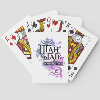 Utah Playing Cards Vintag Illustration Spielkarten