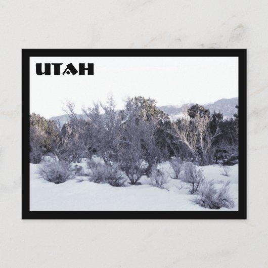 Utah Postkarte (Vorderseite)
