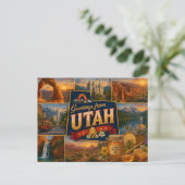 Utah Postkarte (Stehend Vorderseite)