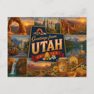 Utah Postkarte