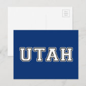 Utah Postkarte (Vorne/Hinten)