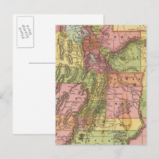 Utah Postkarte (Vorne/Hinten)