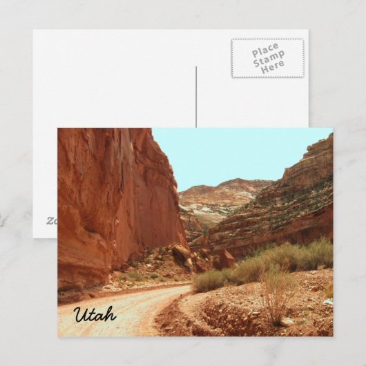 Utah Postkarte (Vorne/Hinten)