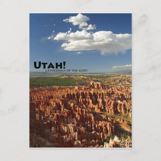 Utah Postkarte (Vorderseite)