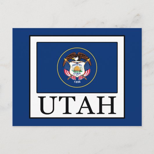 Utah Postkarte (Vorderseite)