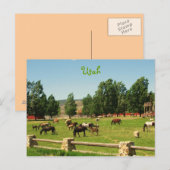 Utah Postkarte (Vorne/Hinten)