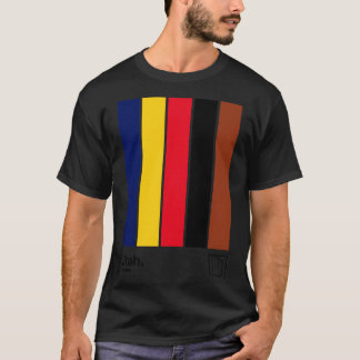 Utah Pride Original Flag Ästhetische Farben Design T-Shirt