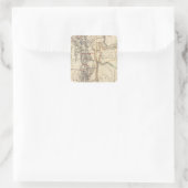 Utah Quadratischer Aufkleber (Tasche)