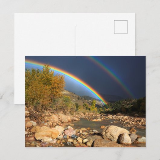 Utah Rainbow Landscape Postkarte (Vorne/Hinten)
