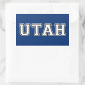 Utah Rechteckiger Aufkleber (Tasche)