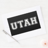 Utah Rechteckiger Aufkleber (Umschlag)