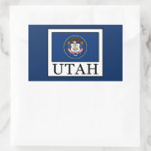 Utah Rechteckiger Aufkleber (Tasche)