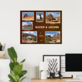 Utah: Rocks & Arches Poster (Heimbüro)