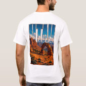 Utah Rote Felsbögen Gebirgsabenteuer T-Shirt (Rückseite)