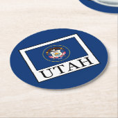 Utah Runder Pappuntersetzer (Angewinkelt)