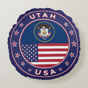 Utah Rundes Kissen