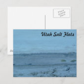 Utah Salt Flats Tourist Postkarte (Vorne/Hinten)