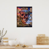 Utah-Schädel-Kunstprint | State of Mind Poster (Küche)