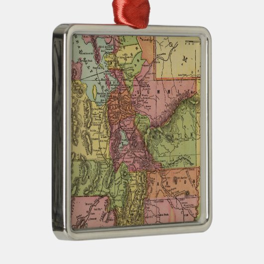 Utah Silbernes Ornament (Rechts)