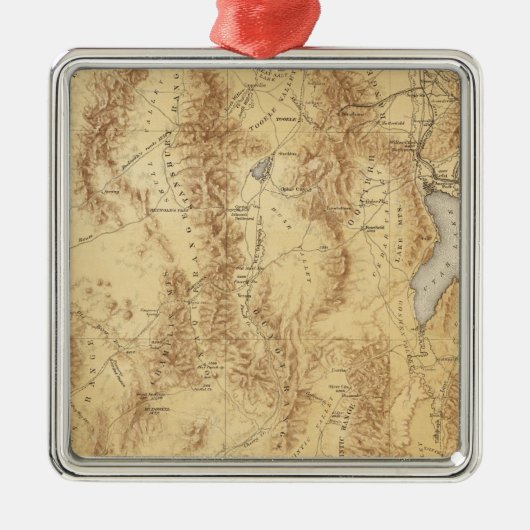 Utah Silbernes Ornament (Vorne)