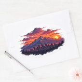 Utah Skyline Aufkleber (Umschlag)