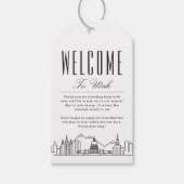 Utah Skyline | Begrüßungstipps Geschenkanhänger (Vorderseite)