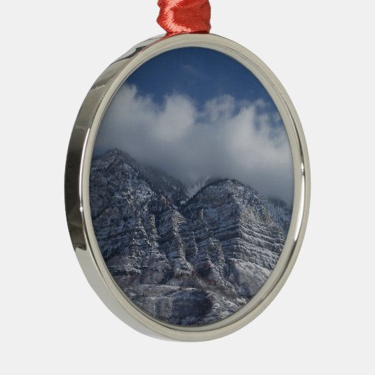 Utah Souvenir Silbernes Ornament (Rechts)