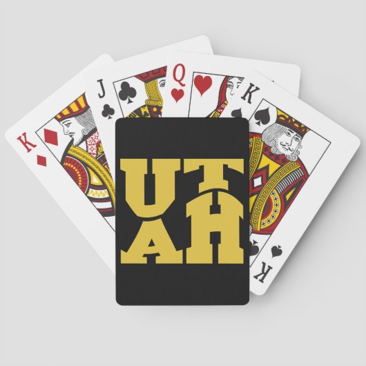 Utah Spielkarten (Rückseite)