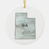Utah Staat Illustration Painting Keramik Ornament (Vorne)