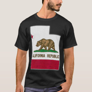 UTAH STAAT MAP CALIFORNIA CA Flaggenschlange Männe T-Shirt
