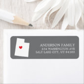 UTAH Staat | Rücksendekennzeichen verschieben (Insitu)