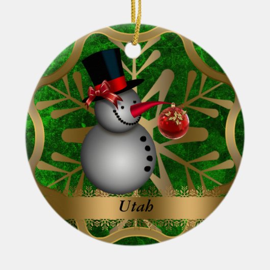 Utah Staat Weihnachtsschmuck (Vorne)