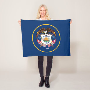 Utah Staatsflagge Fleecedecke