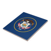 Utah Staatsflagge Fliese (Seite)
