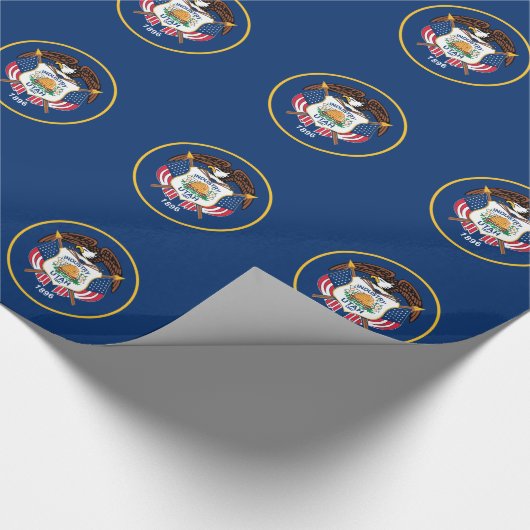 Utah Staatsflagge Geschenkpapier (Ecke)