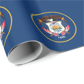 Utah Staatsflagge Geschenkpapier (Rolleneckpunkt)