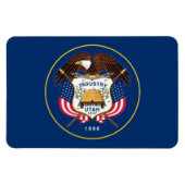 Utah-Staatsflagge Magnet (Horizontal)