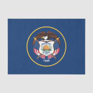 Utah Staatsflagge Seidenpapier