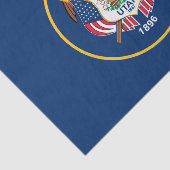 Utah Staatsflagge Seidenpapier (Ausschnitt)