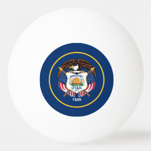 Utah Staatsflagge Tischtennisball