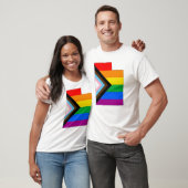 Utah Staatsstolz LGBTQ-Fortschrittsstolz T-Shirt (Unisex)