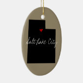 Utah-Stadt Keramik Ornament (Rechts)