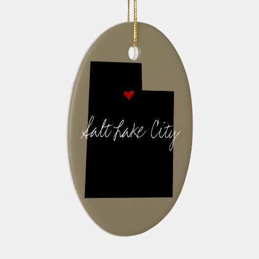 Utah-Stadt Keramik Ornament (Rechts)