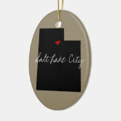 Utah-Stadt Keramik Ornament (Links)