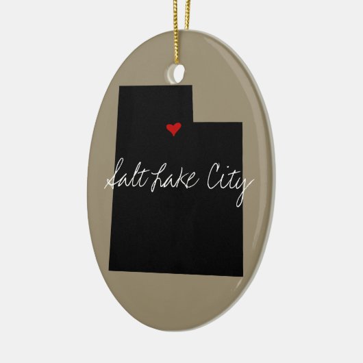 Utah-Stadt Keramik Ornament (Links)